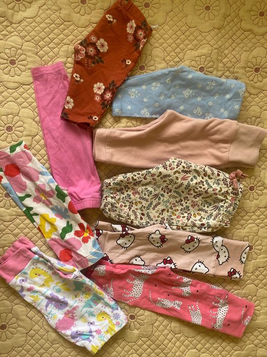 Lot set bluza pantaloni bebe copii marime 56-62 - fiecare poza 50 lei