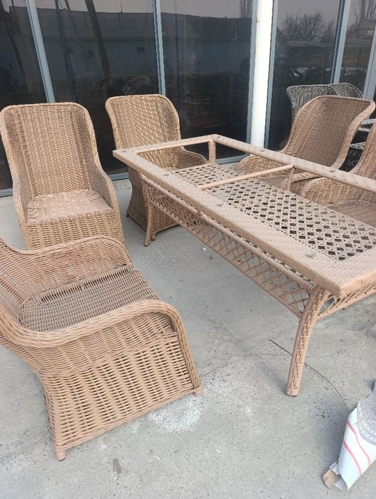 Ротанг ратан стол стуллар