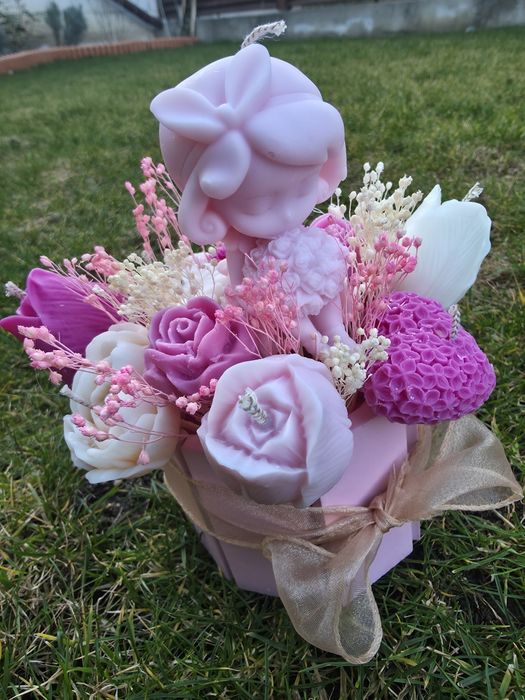 Aranjament din ceară de soia parfumată