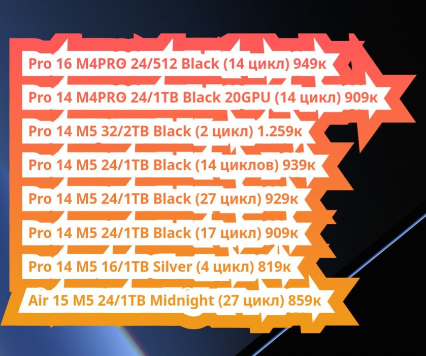 MacBook Air/Pro /M4PRO/M5