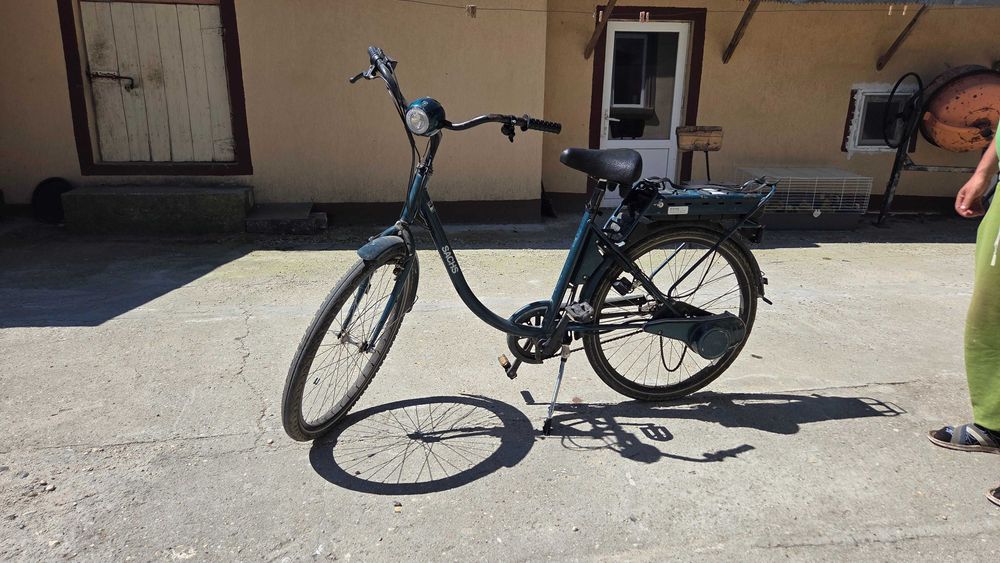 Bicicleta electrica si betoniera