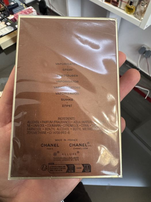 Chanel Allure Pour Homme Clasic 100ml EDT, nou, sigilat, 100% original cu posibiitate de verificare in persoana la noi in magazin