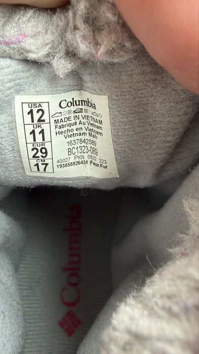 Cizmulițe pentru zăpadă , Columbia