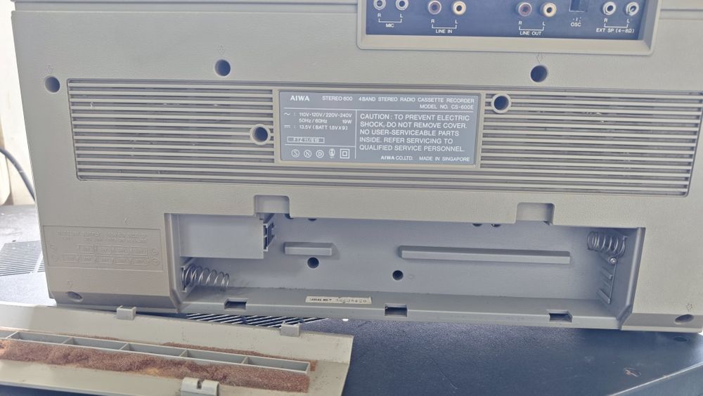 Radiocasetofon Aiwa CS 600