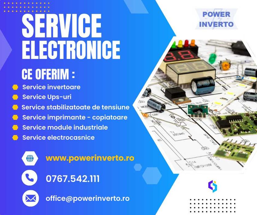 Service Invertoare Solare, UPS-uri, Stabilizatoare, Electronice