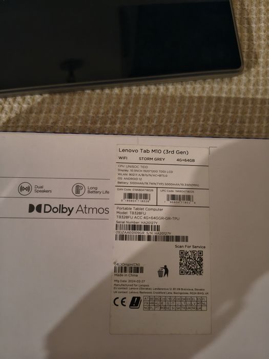 Tableta/ E-reader Lenovo Tab M10 Gen 3