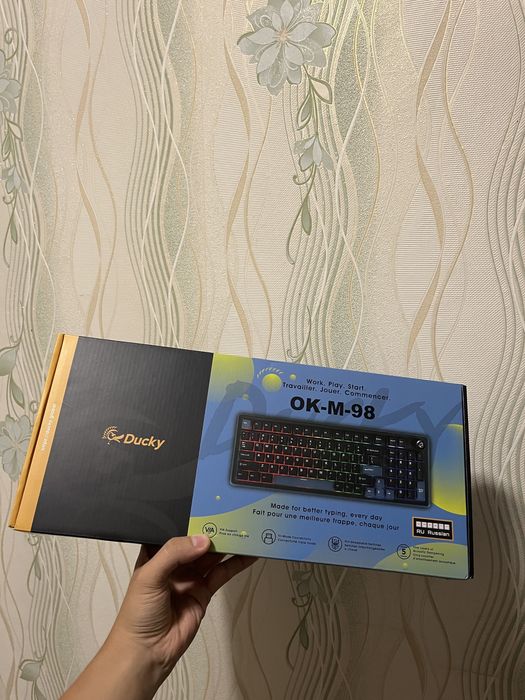 ПРОДАЮ Новую Беспроводную игровую КЛАВИАТУРУ OK-M-98