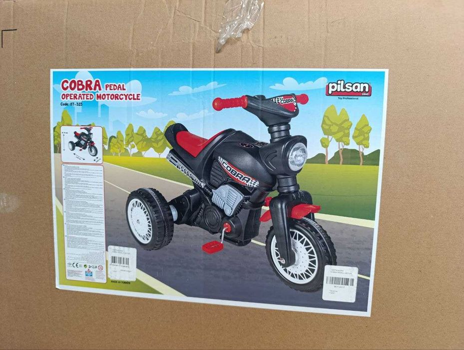 Мотоцикл Cobra с педальным управлением Pilsan-70х92х59 см Доставка ест