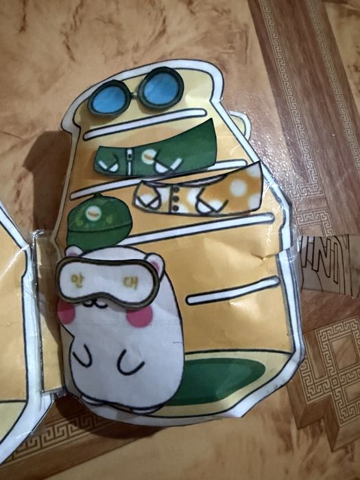 Сквиш книжка с хомяком