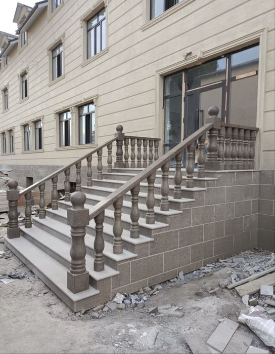 Гранит мрамор перила балясина тумба лестница