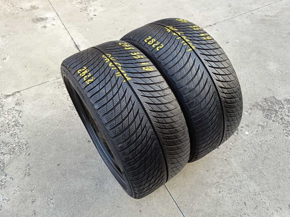 Doua anvelope iarna 275 35 19 michelin 'pilot alpim 5 profil 6 mm dot 2022
