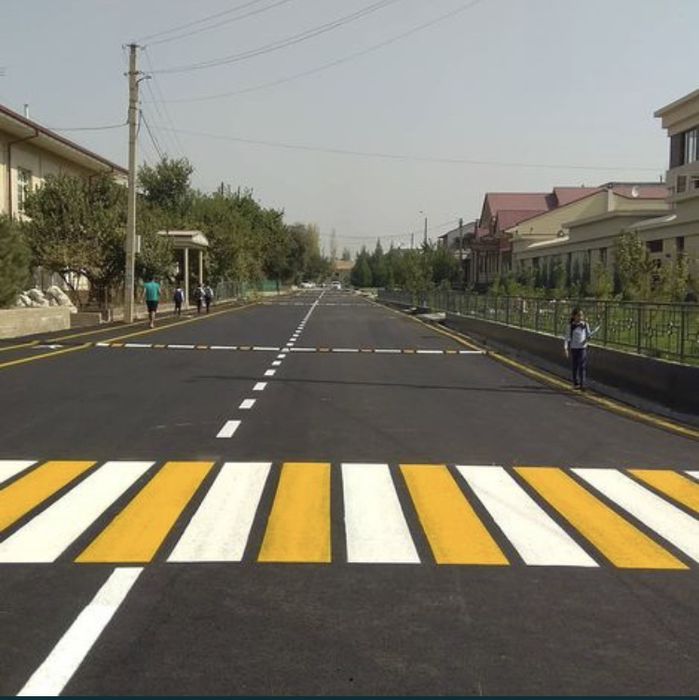 Дорожная Разметка от 6.500 сум.Razmetka.Парковочные места.Пешеходные