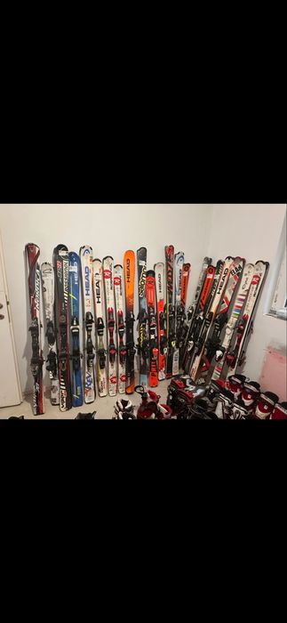 Schiuri second-hand în stare foarte bună (Salomon, Head, Blizzard, Rossignol, Dynasta
