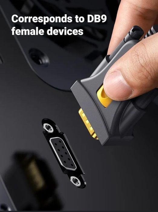 Usb com rs 232 ,ugreen DB 9 1,5 serial cabel