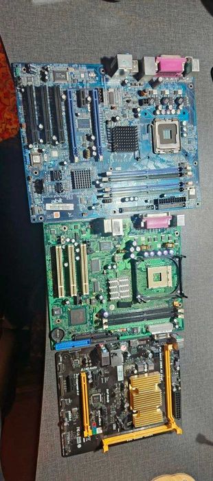 Материнские платы - нерабочие (ЛОМ) Старого образца - тяжёлые