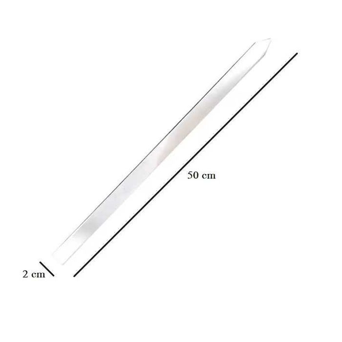 Set tepuse de gratar din inox, 10 bucati, 600x20x3mm