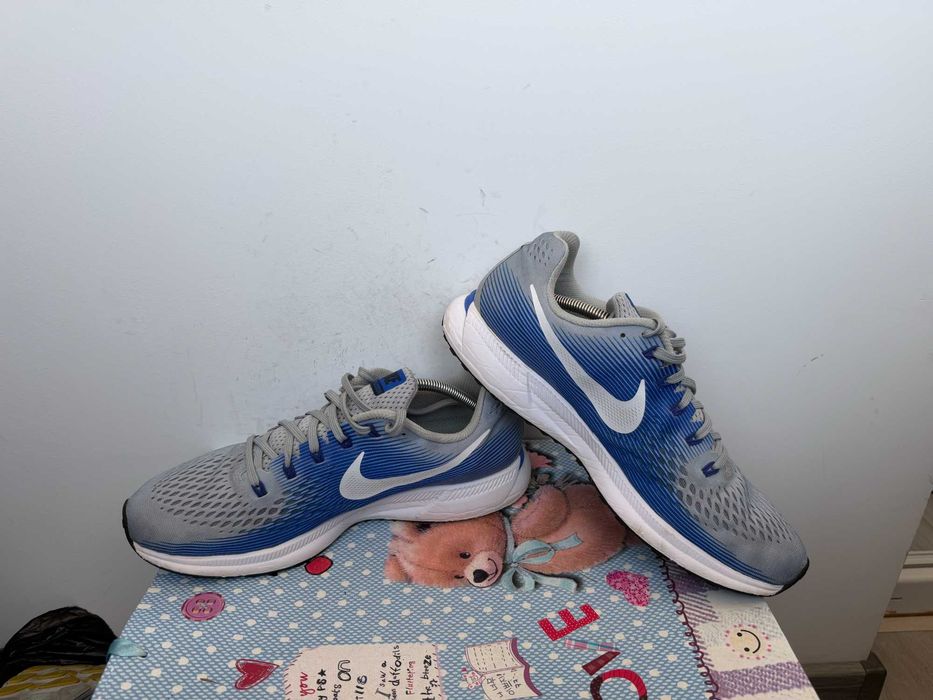 Nike Air Zoom Pegasus 34 Grey Racer Blue''оригинални маратонки 45.5 номер