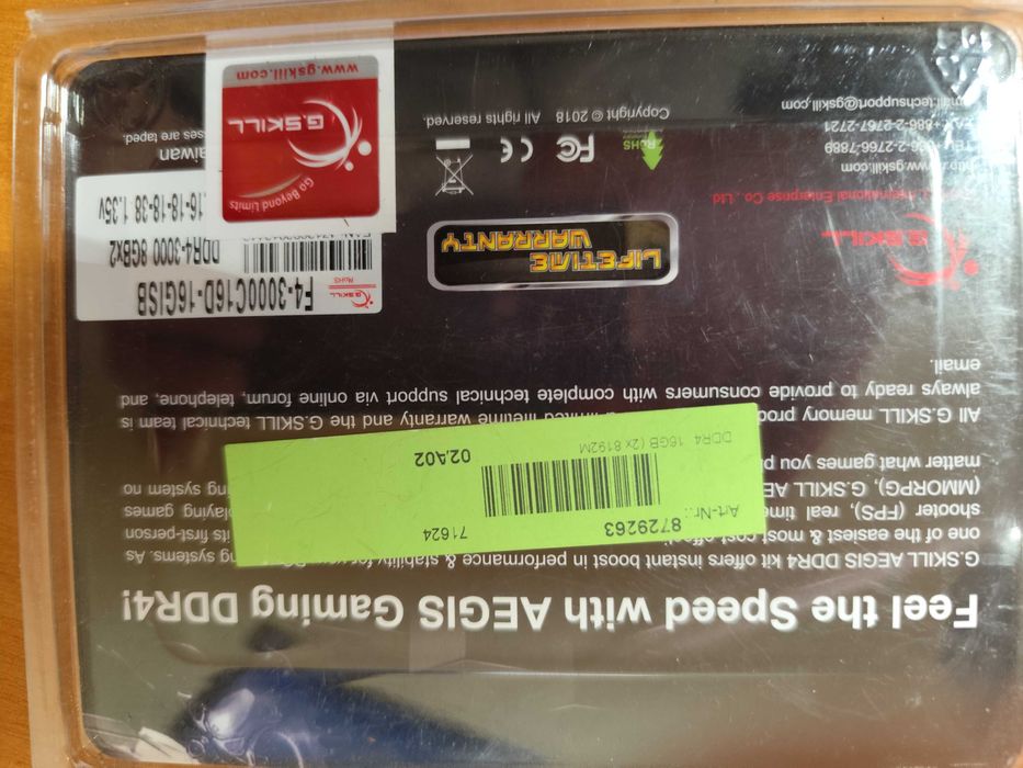 Kit memorie ram ddr4 dualchannel Aegis