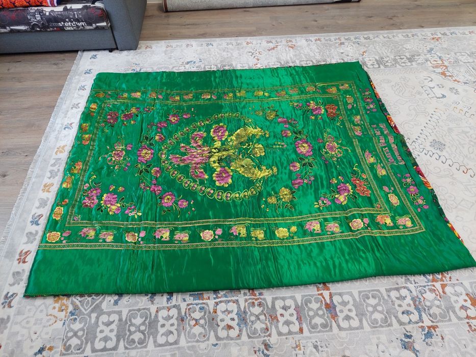 Қойдың жүнінен жасалған көрпелер