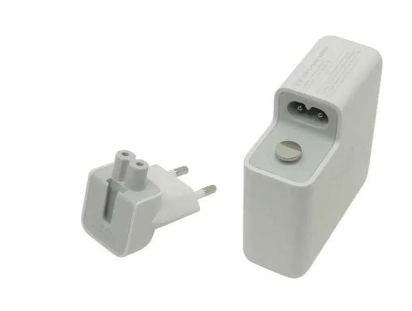 Евро-вилка, переходник и зарядка, блок питания от макбука (на macbook)