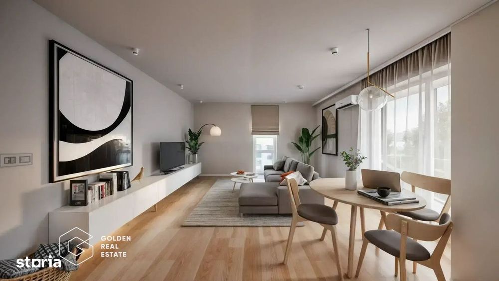 Apartament 2 camere, Bloc Nou, cu rate pe 2 sau 5 ani