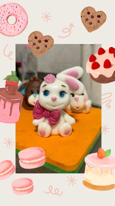 Фигурки от фондан или захарно тесто