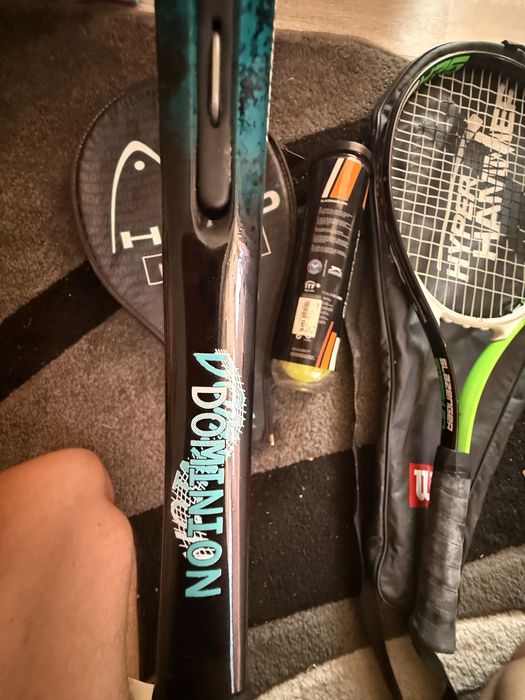 Set 2 rachete tenis Head & Wilson + husă și mingi