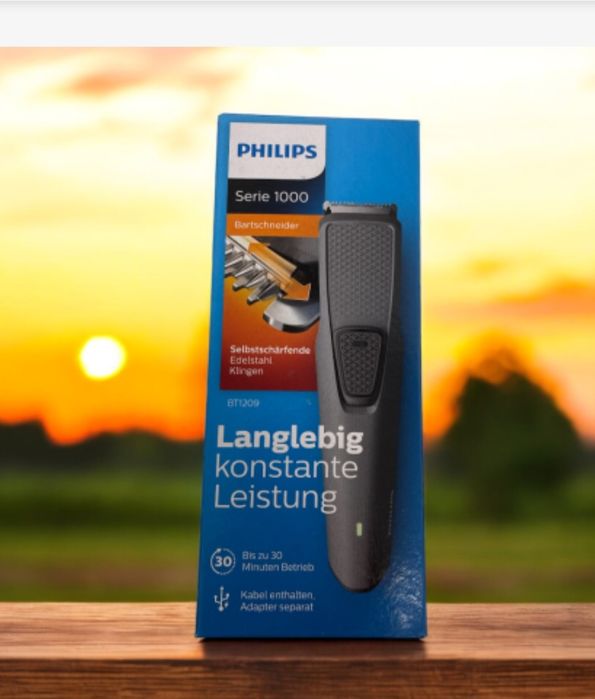 Aparat de tuns barba Philips Seria 1000, model BT1209.