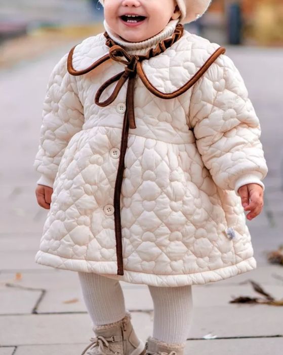 Продам детское стеганое пальто от 1 годика до 2х лет.