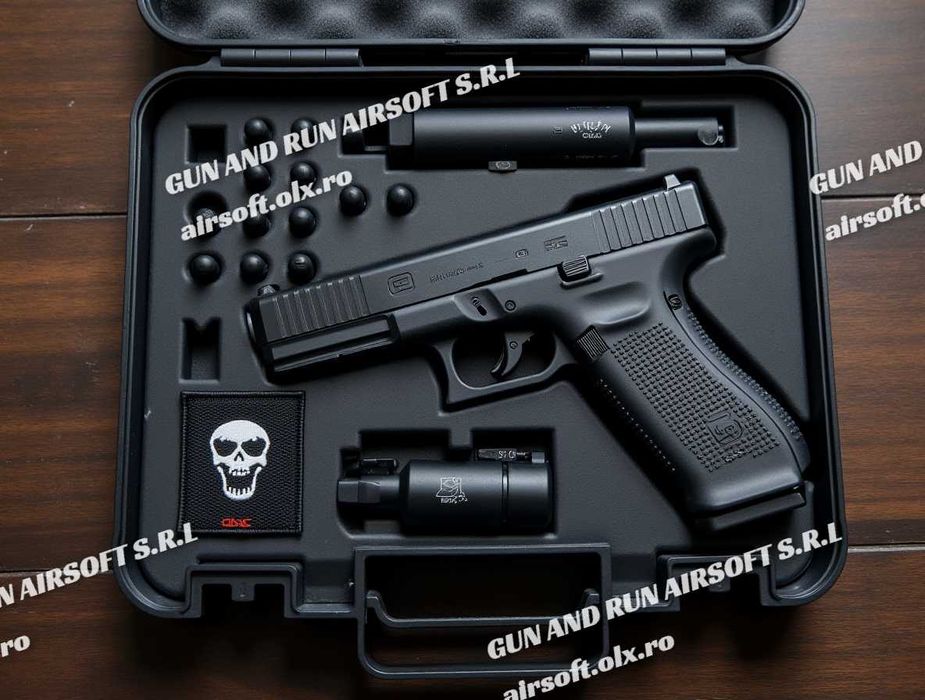20 JOULI!! ~ Glock (Gen 2) ~ [Pistol Pachet Complet 200 M/s!!) - Pusca