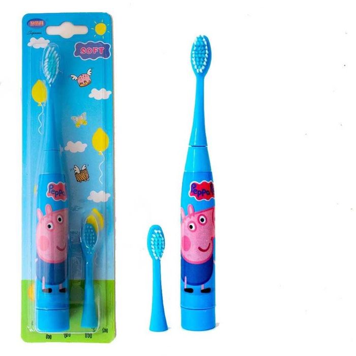 Детска електрическа четка за зъби с анимационни герои + 2-ри накрайник
