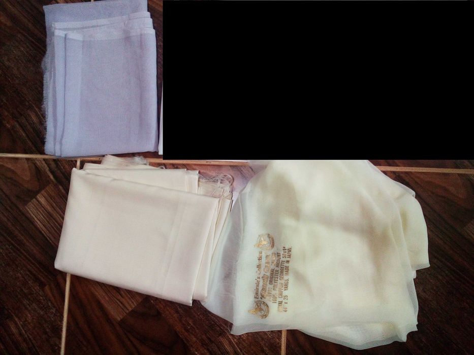 Южнокорейские тонкие ткани(креп жоржет, шифон).Цена 25 тыс 1 метр