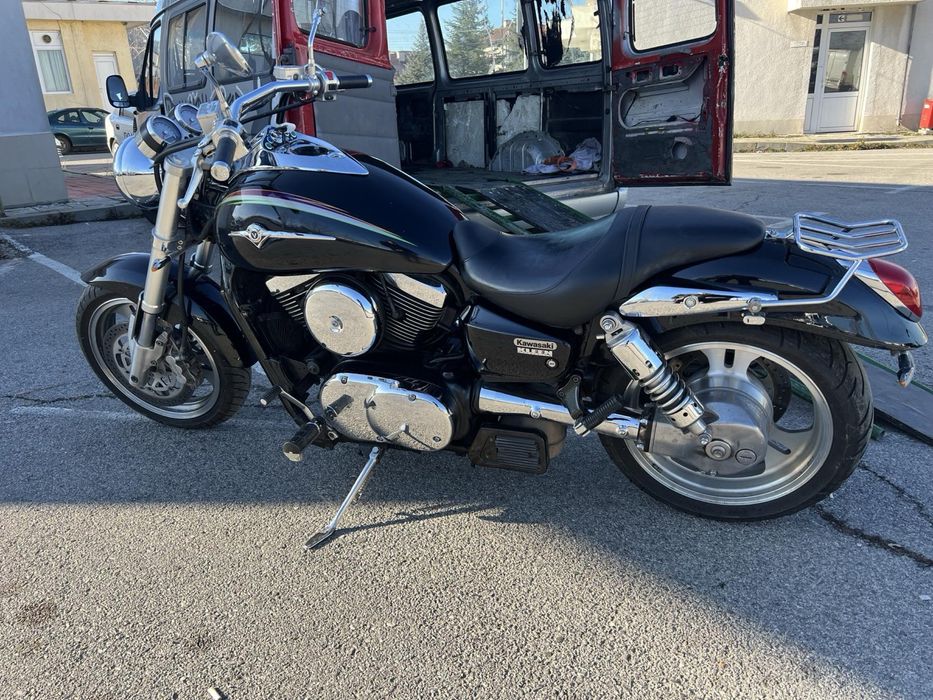 Kawasaki Meanstrike 1500 с генеранция Vance and Hines