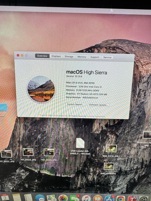 Apple Imac A1311 21.5 inch intel core i3