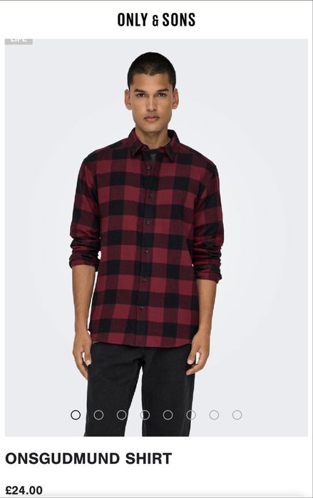 Нова Only & Sons риза L slim fit 100% памук