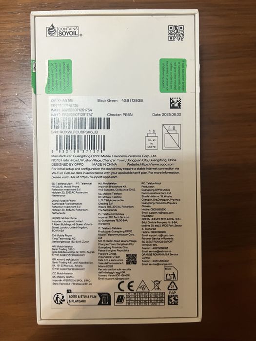Телефон Oppo A5