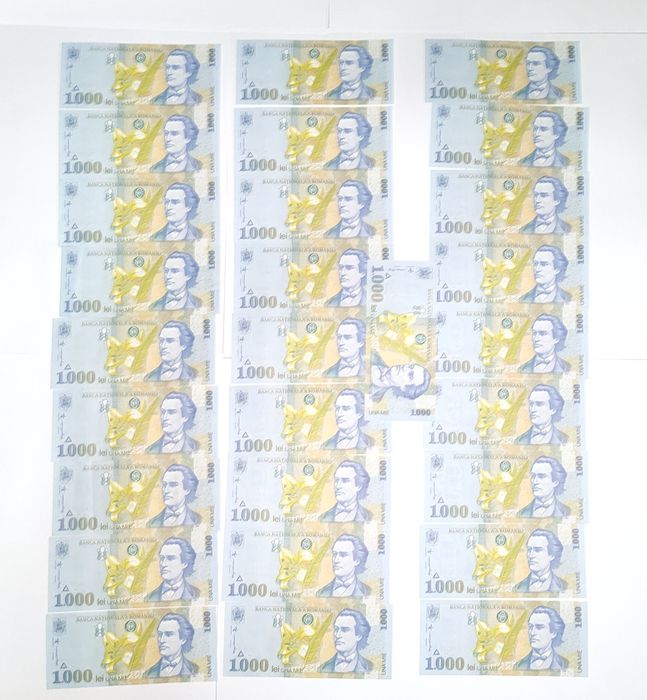 Bancnote de 1000 lei din anul 1998 in stare perfecta!