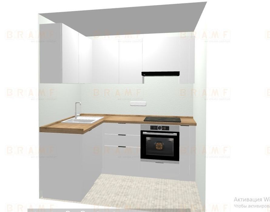 Новая Кухня от BRAMF угловая