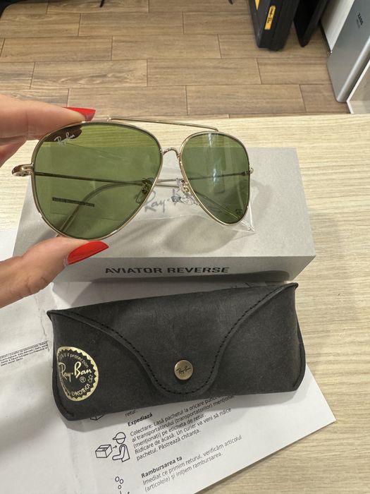 Ochelari de soare Ray-Ban Aviator Reverse RBR0101S, NOI, Garantie!!!