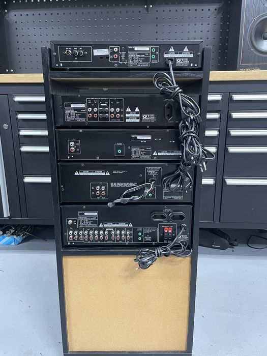 Linie kenwood amplificator a-62 deck x-82 cd player dp-520 eq ge-820