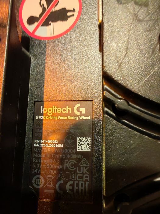 Volan Logitech G920 Driving Force Racing pentru PC, Xbox Series X/S, X