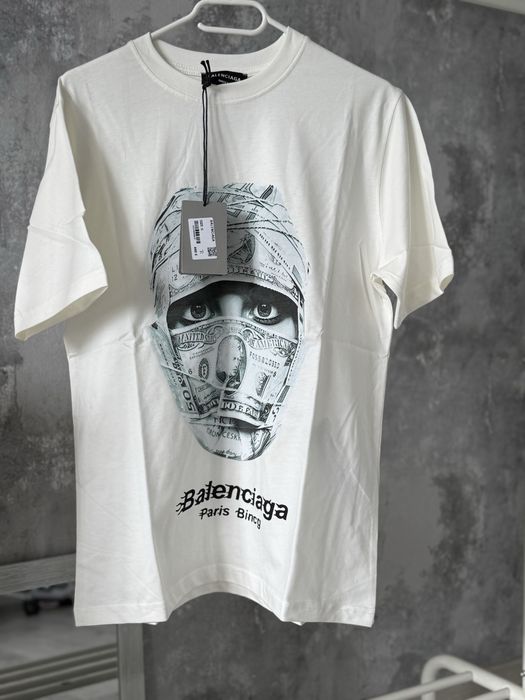 Tricou Balenciaga OFF white palm angel Mask