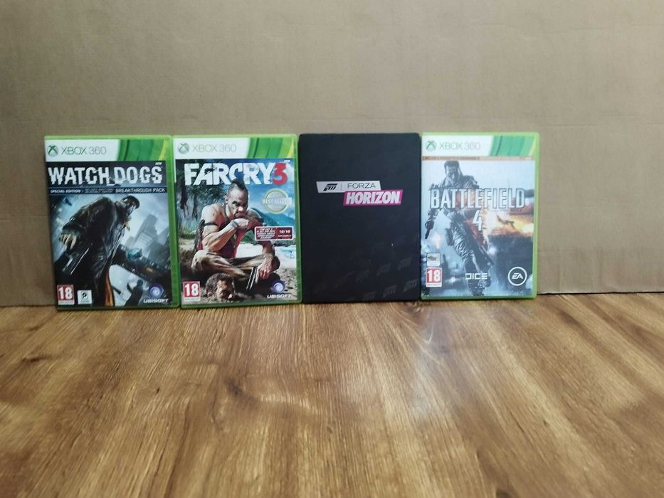 Vand Xbox 360+ Kinect + 4 jocuri - Stare foarte buna