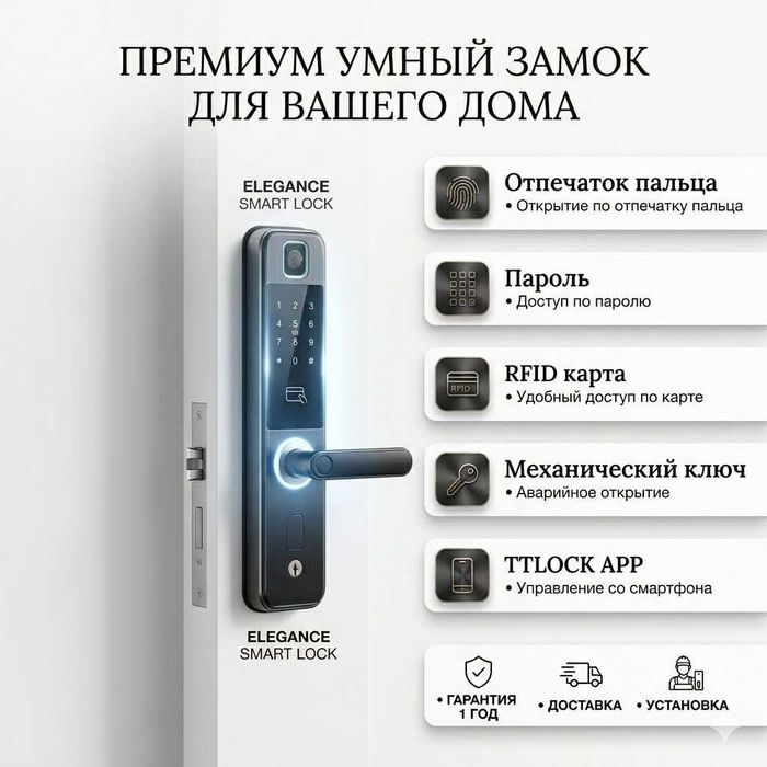SMART QULF | Smart Lock | Умный Замок | Электронные Замки
