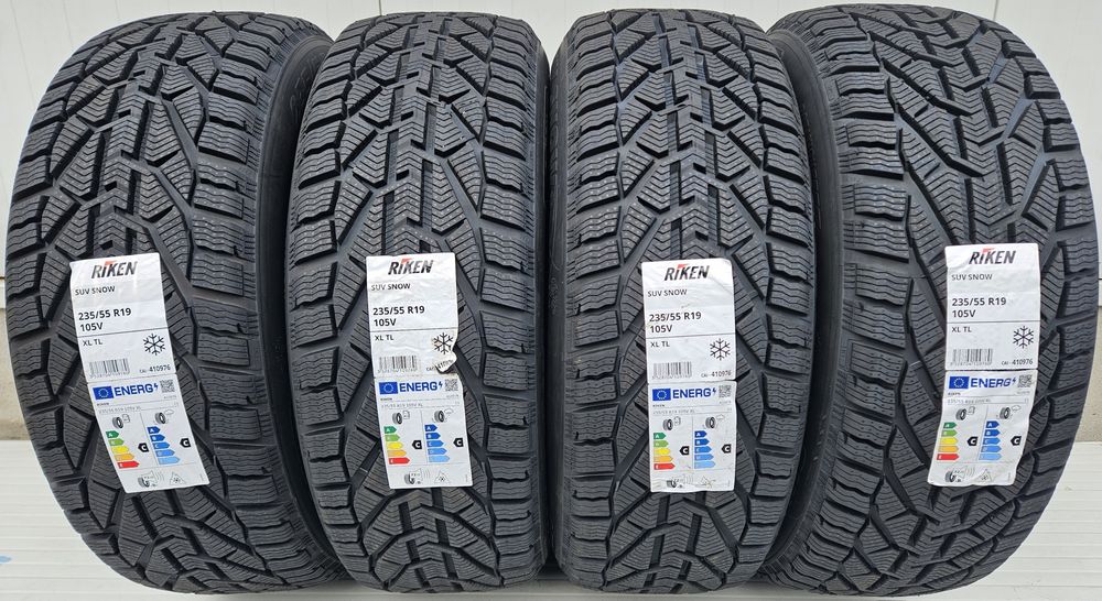 235/55 R19 105V RIKEN (by Michelin) Anvelope iarna M+S Protecție janta