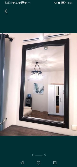 Oglindă salon +mobilier salon+scaun cosmetică