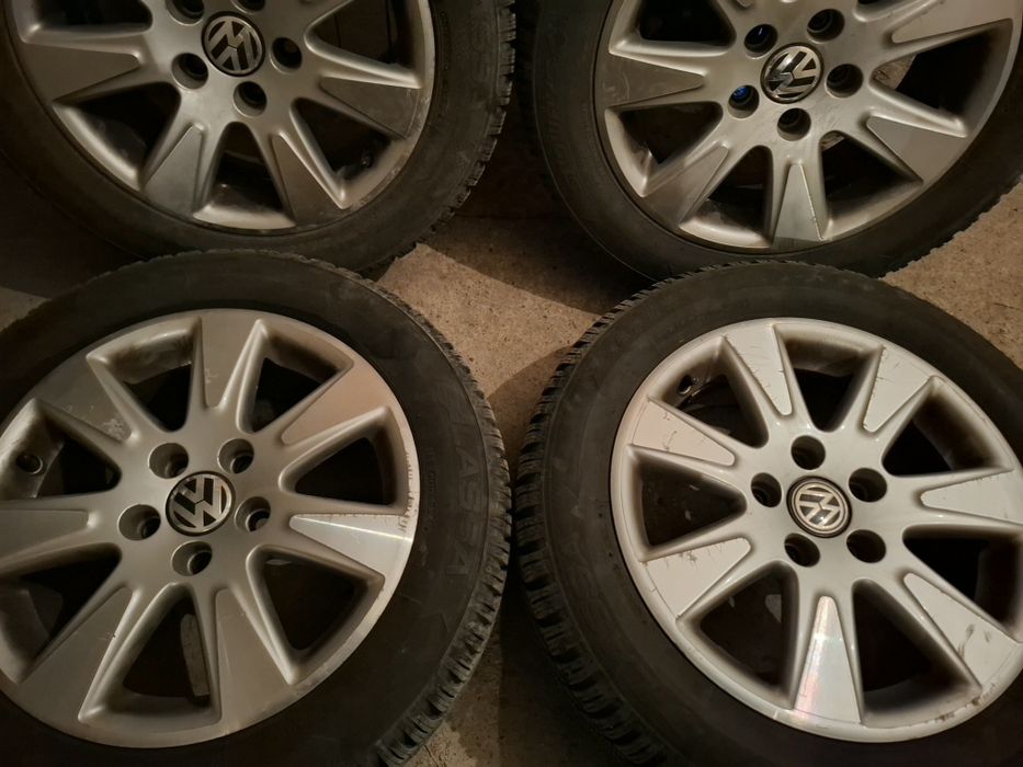 Джанти със зимни гуми VW 5x112 - 215/55/16