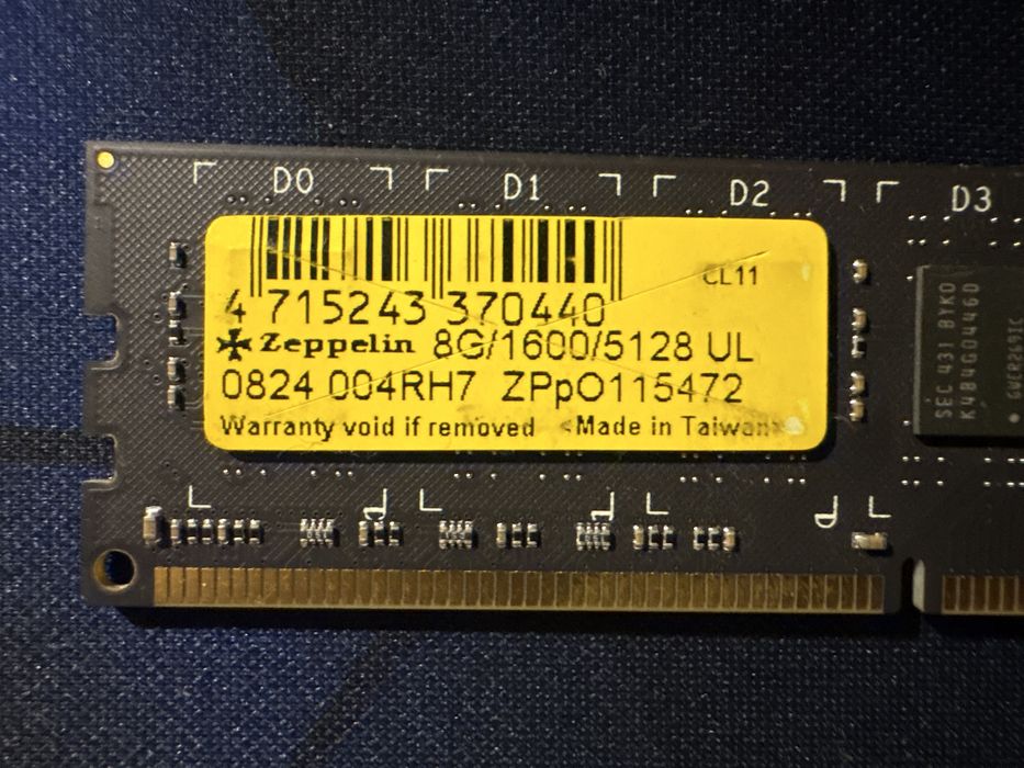Kit 2 sau 4 Memorii Zeppelin 8GB 1600 DDR3