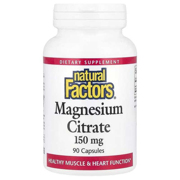Natural Factors цитрат магния 150 мг  Magnesium Citrate