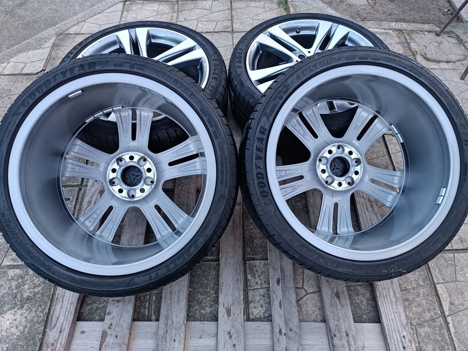 Джанти спорт пакет 19ки 5х112 Mercedes + летни гуми GoodYear